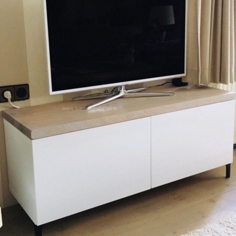eikenhouten blad voor op tv meubel ikea