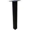 tafelpoot recht zwart 8x8