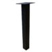 tafelpoot recht zwart 8x8