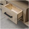 Zwevend eiken tv meubel met lades Do - detailfoto lade