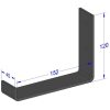 plankdrager 15 cm afmetingen