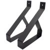beugel voor wandplank 20cm zwart Brooklyn
