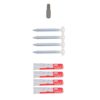 type 2 wit schroef 200cm witte beugels voor een wandplank van 20 cm