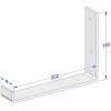 type 4 wit type 4 afmeting witte plank drager voor 20 cm