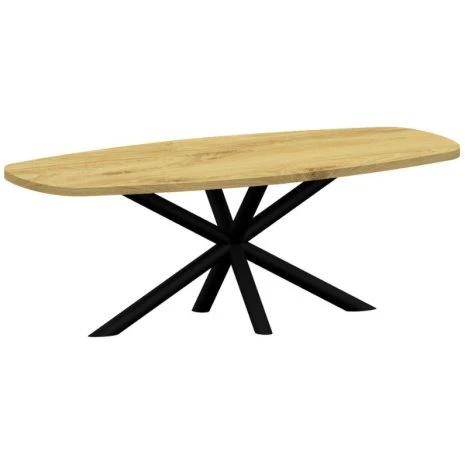 Eikenhouten tafel deens ovaal met matrix rond 40 van eiken Eikenhouten tafel deens ovaal met matrix rond (40) van eiken
