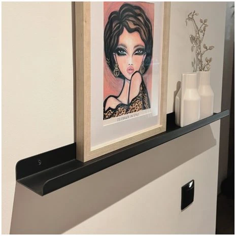 Stalen wandplank 80cm