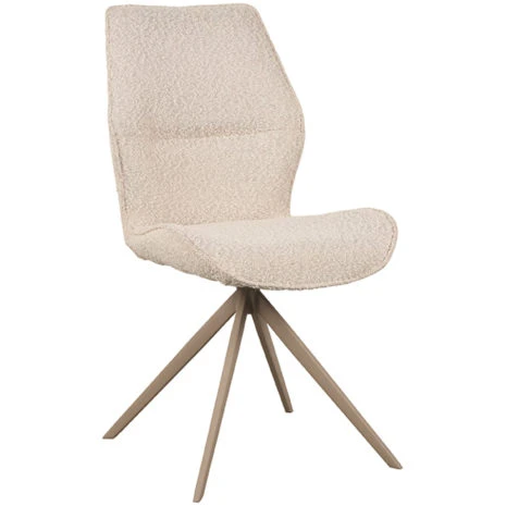 0Dining Chair Comfy 48x64x91 cm Touch Natural Grey Metal Perspectief 0Dining Chair Comfy 48x64x91 cm Touch Natural Grey Metal Perspectief