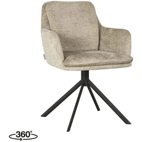 Label51 Eetkamerstoel Joy Elegance 360 draaistoel