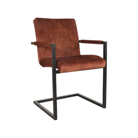 0Eetkamerstoel_Milo_Rust_Velours_55x55x85_Cm_Perspectief.jpg