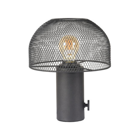 0Tafellamp_Fungo_Zwart_Metaal_23x23x29_Cm_Voorkant.jpg