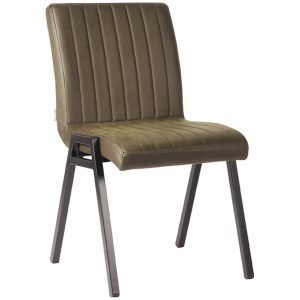 Eetkamerstoel Matz - Army Green Microvezel