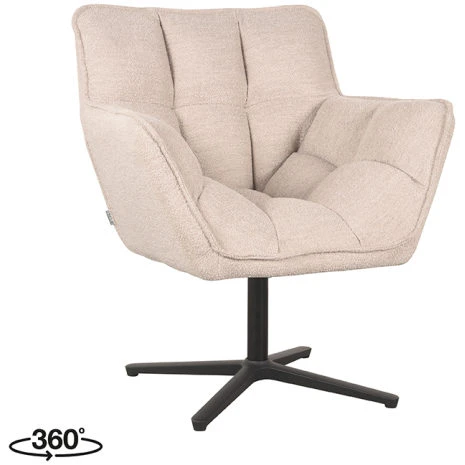 0fauteuil ian 76x72x87 cm naturel boucle perspectief360