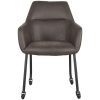 1Eetkamerstoel_Lenny_56x64x84_Cm_Antraciet_Micro_Suede_Voorkant.jpg