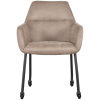 1Eetkamerstoel_Lenny_56x64x84_Cm_Taupe_Micro_Suede_Voorkant.jpg