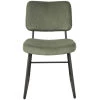 1Eetkamerstoel Noah Army Ribcord 47x61x85 Cm Voorkant