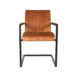 2Eetkamerstoel_Milo_Oker_Velours_55x55x85_Cm_Voorkant.jpg