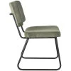 2Eetkamerstoel Noah Army Ribcord 47x61x85 Cm Zijkant