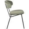 2Eetkamerstoel Zack Army Ribcord 53x59x79 Cm Zijkant