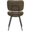 3Eetkamerstoel Gus Army Microvezel 49x60x87 cm Achterkant 3Eetkamerstoel Gus Army Microvezel 49x60x87 cm Achterkant
