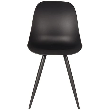 Label51 Eetkamerstoel Monza Zwart voorkant