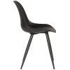 Label51 Eetkamerstoel Monza Zwart zijkant
