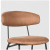 4eetkamerstoel zack cognac micro suede 53x59x79 cm detail Eetkamerstoel ZackCognac Micro Suede details
