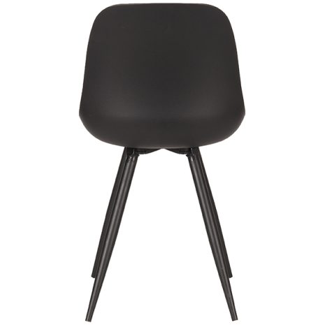 Label51 Eetkamerstoel Monza Zwart achterkant