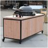 buitenkeuken douglas industrieel met grill guru kamado + pit