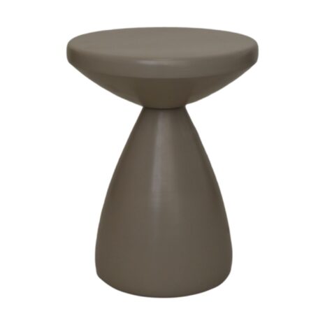 taupe Bijzettafel rond ø36x48 - metaal