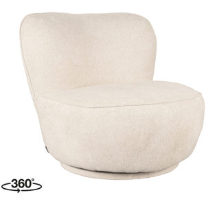 LABEL51 Fauteuil Bunny - Beige - Boucle