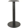 Restaurant Tafelpoot Enkel Rond - Zwart Metaal 72 cm