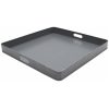 0dienblad l antiek grijs metaal 60x60x6 cm 0dienblad l antiek grijs metaal 60x60x6 cm