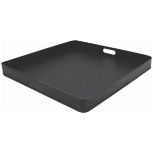 Dienblad Zwart Metaal - L 60x60x6cm