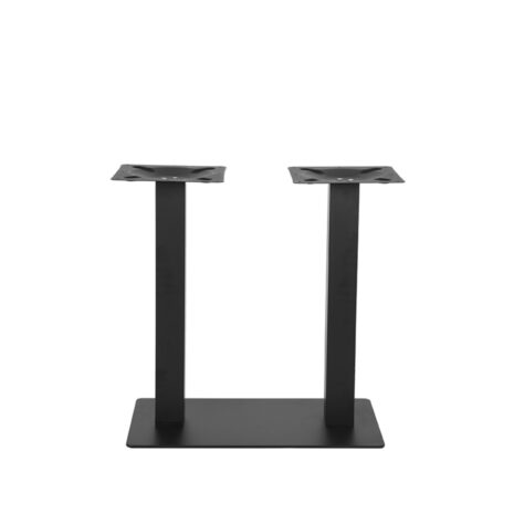 LABEL51 Tafelpoot Dubbel - Zwart - Metaal - Dubbel - 71 cm