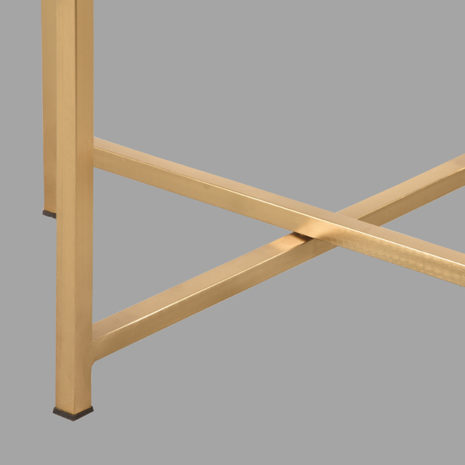 detail gouden onderstel bijzettafel dox