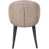 3Eetkamerstoel Logan 57x62x84 Cm Taupe Micro Suede Achterkant Label51 eetkamerstoel Logan microfiber achter