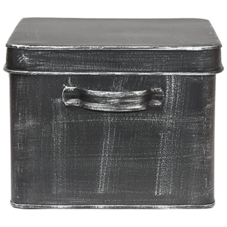 LABEL51 Schoenpoets opbergkist - Zwart - Metaal