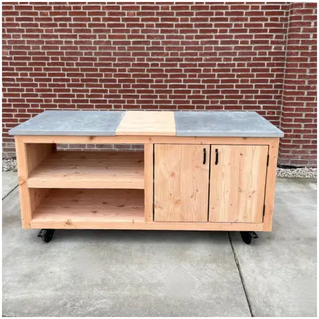 douglas tuinkast Devlin met keramische tegels