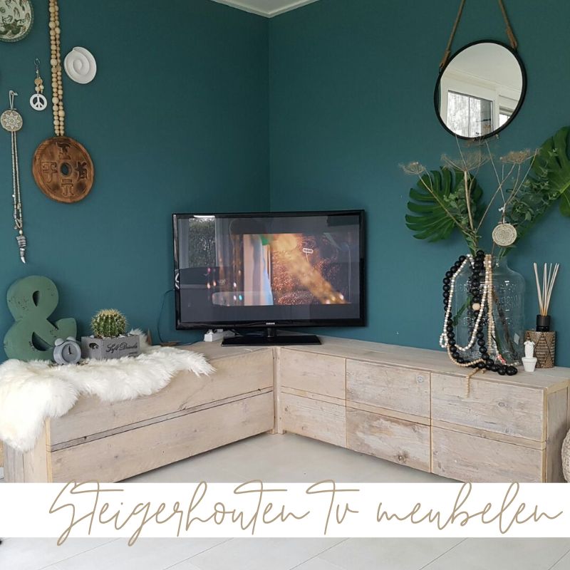 steigerhouten tv meubelen