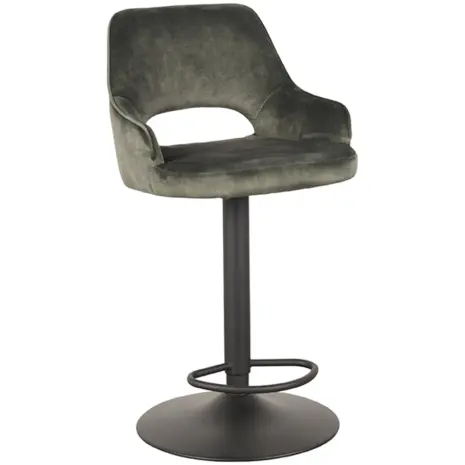 Label51 Barkruk Fer Hunter Velours