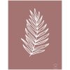 Tuinposter leaf Pink Tuinposter - leaf Pink