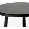 Blad Zwarte plantentafel Metaal - H120 x Ø35 cm