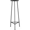 Zwarte plantentafel Metaal - H120 x Ø35 cm