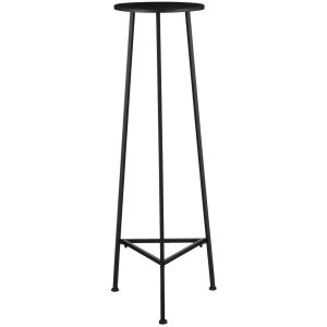 Zwarte plantentafel Metaal - H120 x Ø35 cm