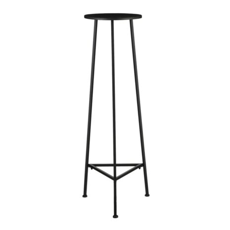 Zwarte plantentafel Metaal - H120 x Ø35 cm