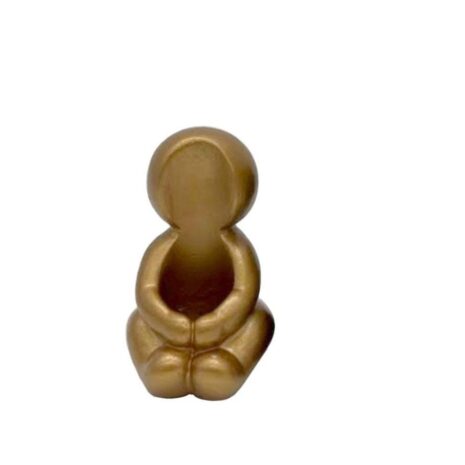 kaarsenhouder knuffel goud