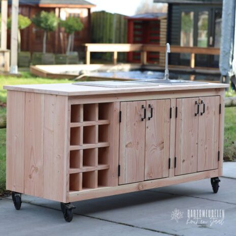 Buitenkeuken hout Janine