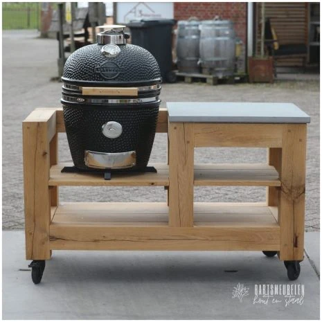 buitenkeuken robuust oak yakiniku medium kamado buitenkeuken robuust oak + yakiniku medium kamado