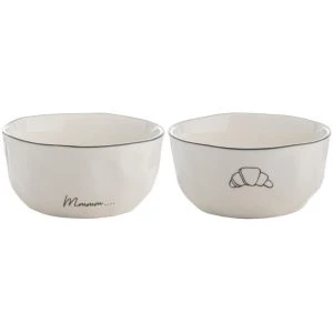 set van 2 gusta kommen