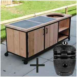 Douglas buitenkeuken Roosendaal + Yakiniku Large Black Edition